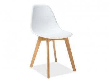 Стул кухонный Signal MORIS (белый/бук)