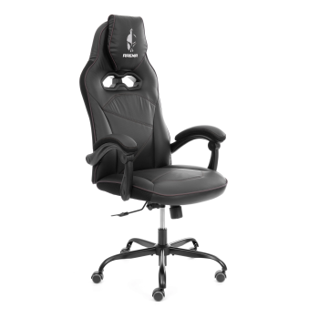 Кресло Arena metalBL, кож/зам, черный/черный карбон, 36-6/карбон черный