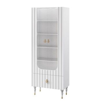 Шкаф комбинированный Лоренсо Белый МН-043-25