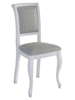 Стул Дионис (Белый/ ткань Santa Izumrud)