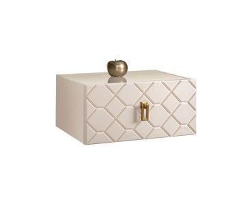 Тумба прикроватная Bogemia Fly Farfalle (Слоновая кость) (Lakobel/Золото) БМТП-1