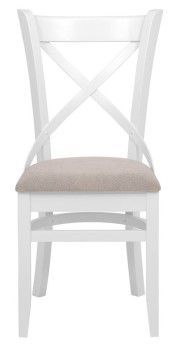 Стул Хью (Белая эмаль/бежевый М02)