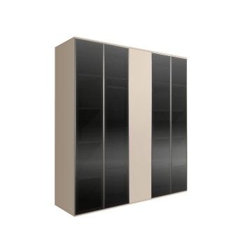 Шкаф 5-ти дв. Bogemia Air (Ваниль/Серебро) БМШ2/5(4)