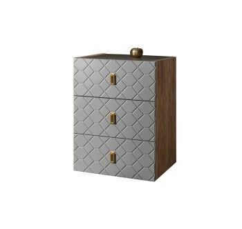 Комод Bogemia Woodline Fly Fa (Серый) (Lakobel/Золото) БМКМ-1