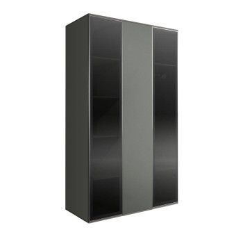 Шкаф 3-х дверный Bogemia Air (Серый/Серебро) БМШ2/3(2)