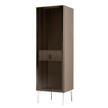 Витрина Bogemia Farfalle (Слоновая кость/Хром) БМВ1-1С(Fa)