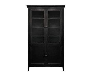 Библиотека 2 дверная Manhattan (Черный)