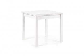 Стол обеденный Halmar GRACJAN раскладной (белый) 80-160/80/76