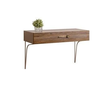 Стол туалетный (консоль) Bogemia Wood Wo (Мокка) (Lakobel/Золото) БМСТ-1(Wo)