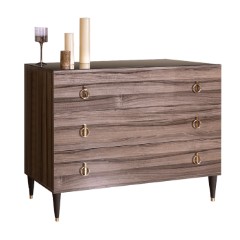 Комод Римини (Орех империя/Золото) РМКМ-1