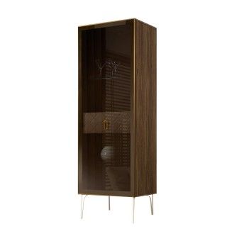 Витрина Bogemia Woodline Fa (Слоновая кость/Золото) БМВ1-1С