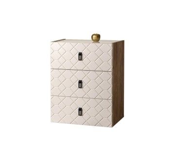 Комод Bogemia Woodline Fly Fa (Слоновая кость) (Lakobel/Черный) БМКМ-1