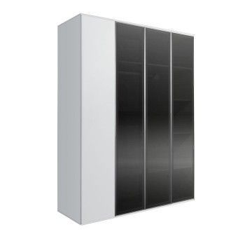 Шкаф 4-х дв. Bogemia Air (Белый/Серебро) БМШ2/4(3)