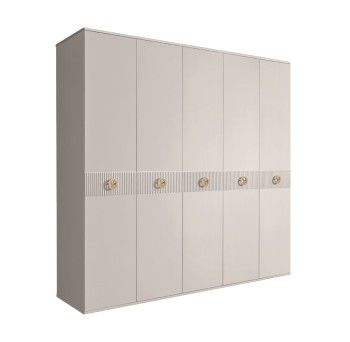 Шкаф 5-ти дв. Bogemia Fillini (Шелк/Золото) БМШ2/5(Fi)