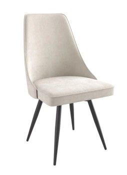 Стул LEO-R поворотный (b3 Cream Lux/Черный)