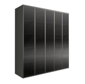 Шкаф 5-ти дв. Bogemia Air (Серый/Серебро) БМШ2/5(5)