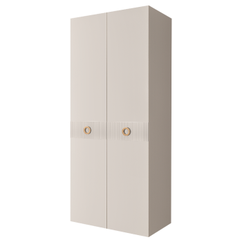 Шкаф 2-х дверный Bogemia Fillini (Слоновая кость/Золото) БМШ2/2(Fi)