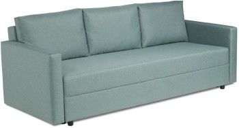 Диван-кровать Вало мятно-серый, рогожка