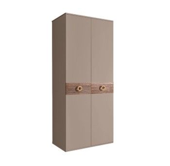 Шкаф 2-х дверный Bogemia Wood Fi (Мокка/Золото) БМШ2/2(Wo)