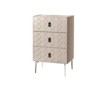 Комод Bogemia Farfalle (Ваниль) (Novabuk/Черный) БМКМ-1(Fa)