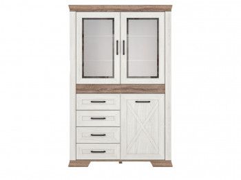 Шкаф с витриной Марсель REG2W1D4S