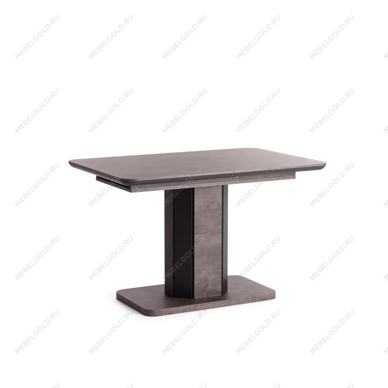 Стол обеденный SKAT, ЛДСП/МДФ, 120-160х80х75 см, Оникс/Графит | изображение 3