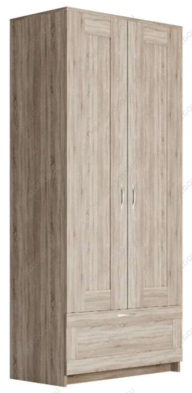 БРИМНЭС / СИРИУС Шкаф ИКЕА / IKEA комбинированный 2 двери и 1 ящик сонома