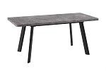 Стол Leon Lux Radial-180 раздвижной (Дымчатая керамика/черный) 180(240)х95 | изображение 1
