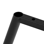 Стул обеденный La Rousse, NEW, флок, серый/черный, 29, 45x55x93 см | изображение 12