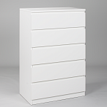 МАЛЬТА комод ИКЕА / IKEA 5 ящиков 80х121 белый | изображение 1