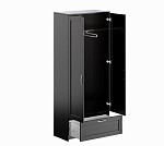 БРИМНЭС / СИРИУС Шкаф ИКЕА / IKEA для одежды 2 двери и 1 ящик Дуб Венге | изображение 2