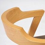 Стул мягкое сидение VERSA (Верса) Натуральный + Коричневый | изображение 3