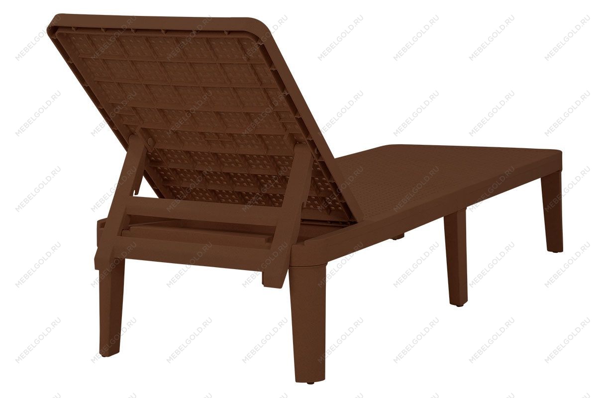 Шезлонг Tweet compact с матрасом, коричневый | изображение 3
