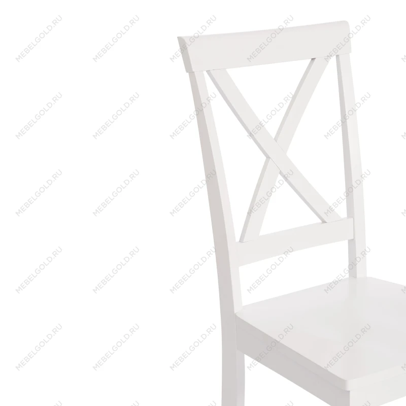 Стул GOLFI (Гольфи), дерево гевея/мдф, 44x54x95, pure white (402) | изображение 6