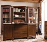 Шкаф с витриной Кентаки REG1W1S каштан - Выставка Балашиха | изображение 5