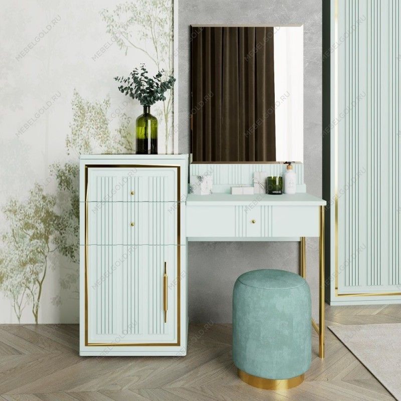 Пуфик Замира оливковый | изображение 3