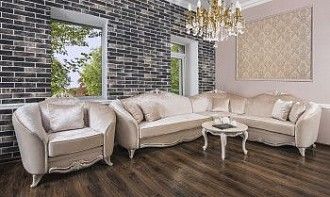 Диван Мокко угловой 2-у-1 бежевый