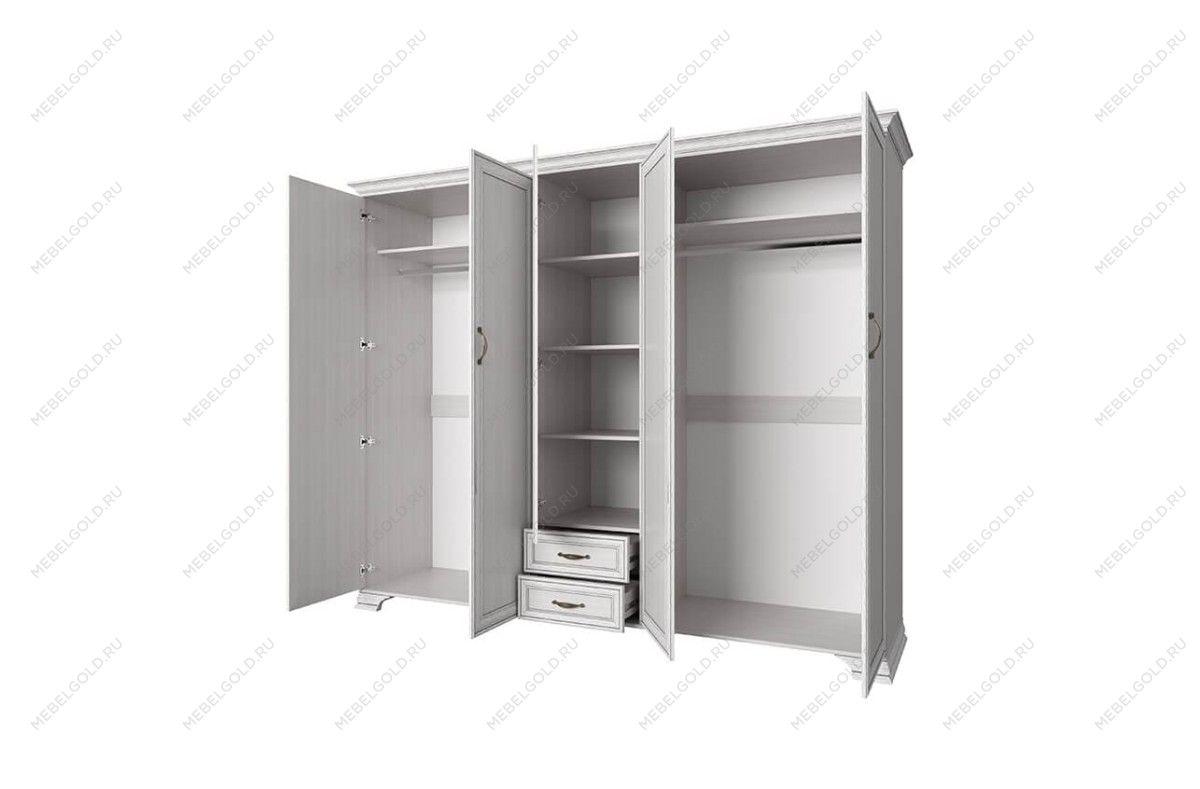 Шкаф Тиффани 5DG2S Z вудлайн кремовый | изображение 1