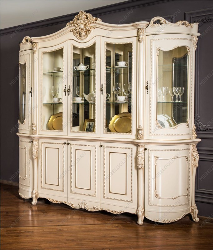 Сервант Джоконда 5-ств крем глянец | изображение 9