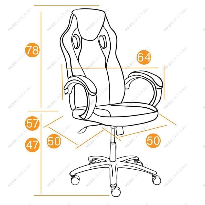 Кресло RACER GT new Серый | изображение 6