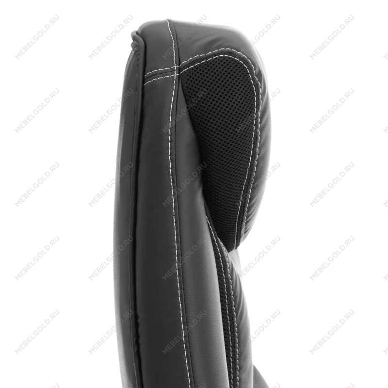 Кресло Cambridge metalBL, кож/зам/ткань, черный/черный, 36-6/11 | изображение 10