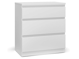 КАСТОР (KULLEN) комод ИКЕА / IKEA 3 ящика белый