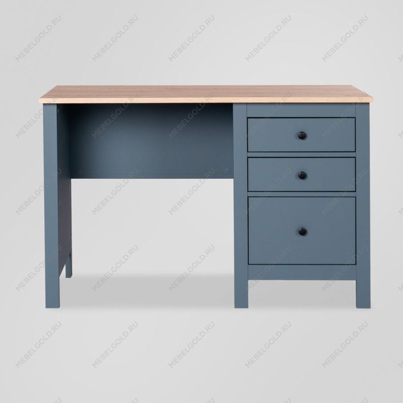 САГА стол письменный 120х56 темно-бирюзовый/ясень | изображение 1