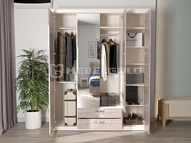 Шкаф 4-створчатый Оливия 4D2S