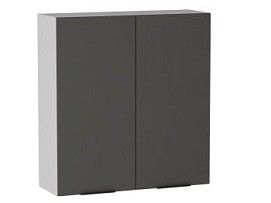 Шкаф 960 2-х дверный ШГ-90, Ватель (900*316*960) Экокожа Серый, 24564