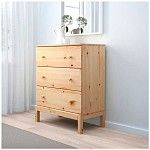 Комод Тарва Т-3 3 ящика (натуральный) | изображение 1