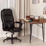 Кресло BERGAMO (22), кож/зам, черный, 36-6 | изображение 15