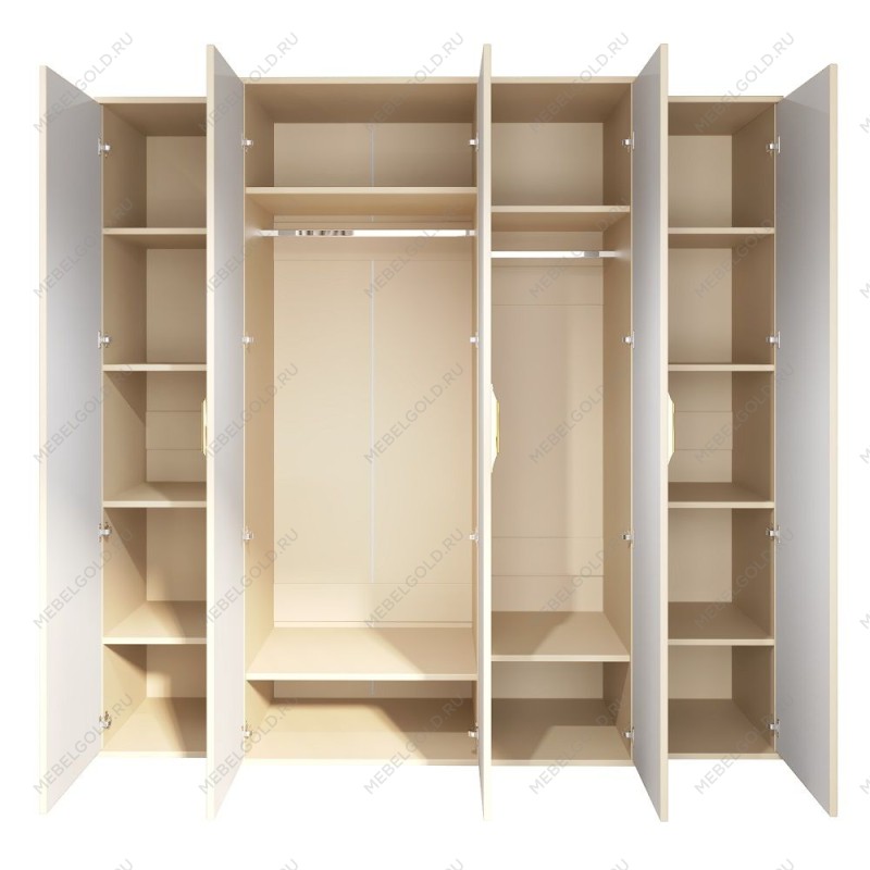 Шкаф Замира 5-дверный бежевый | изображение 1