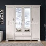 Шкаф 4-створчатый Тиффани 4D2S вудлайн кремовый | изображение 1