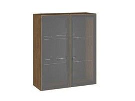 Шкаф 960 ШСТ-80 2-дверный, Фьюжн (800*317*960) Дуб Каселла коричневый/Золото, 27174